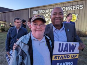 Joe Stutler & DNC Chair Jamie Harrison